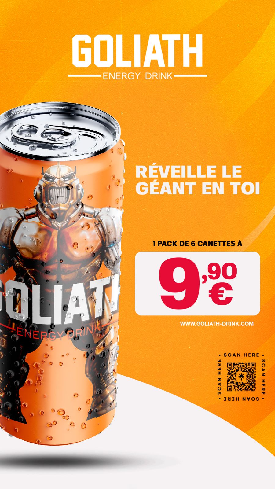 Packs Goliaths - Boisson Énergisante - GOLIATH